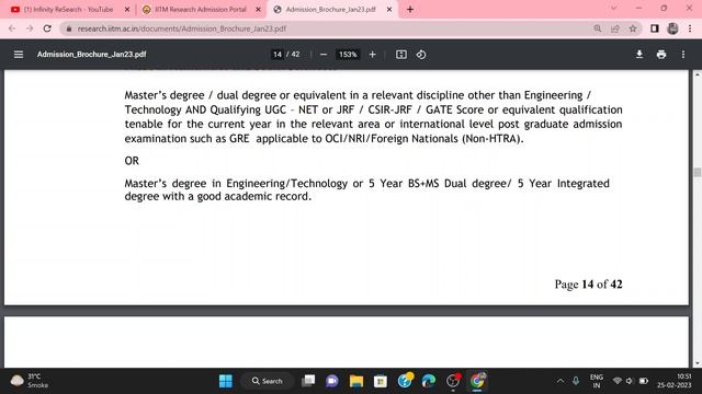 IIT Madras PhD Admission 2023 | PhD Admission 2023 | PhD Admission Notification 2023
