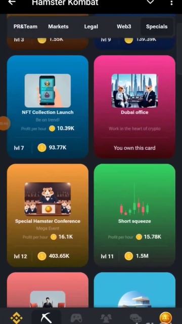 2829 daily Como card hamster hamsterkombat hamsters viralvideo video viralshorts