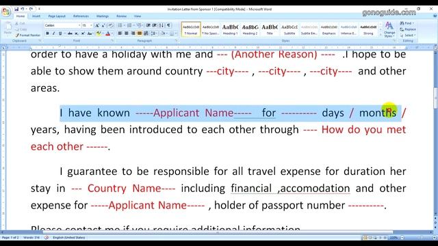 วิธีเขียนจดหมายเชิญ เพื่อขอวีซ่า | วีซ่าเยี่ยมเยียน | Sponsor Letter | Visa Tips #18 смотреть онлайн