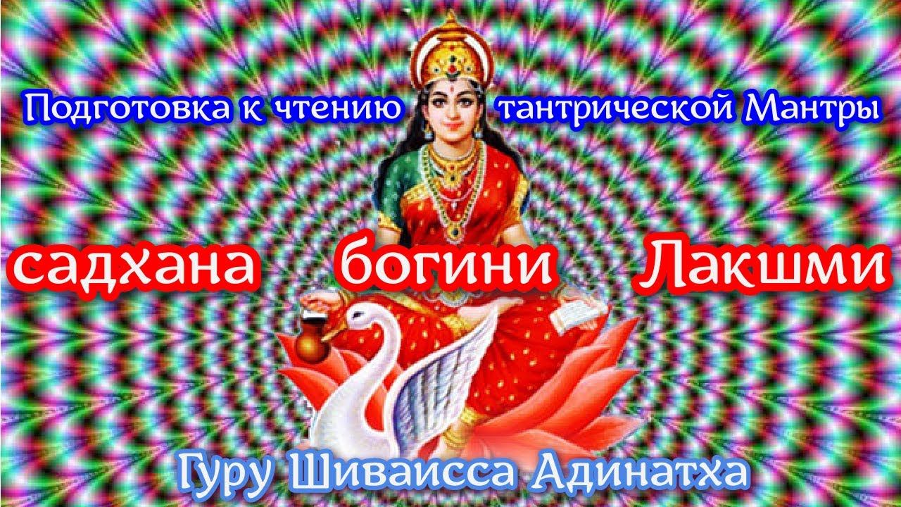 Подготовка к чтению тантрической Мантры - садхана богини Лакшми. Гуру Шиваисса Адинатха