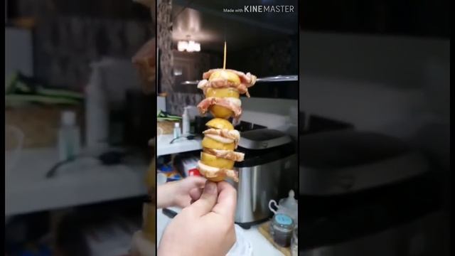 Картошка с прослойкой, готовим в духовке #этопищеблог