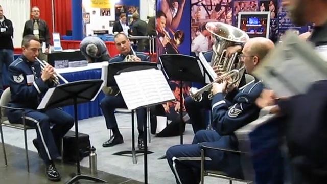 USAF Band Ceremonial Brass Quintet at CMEA смотреть онлайн