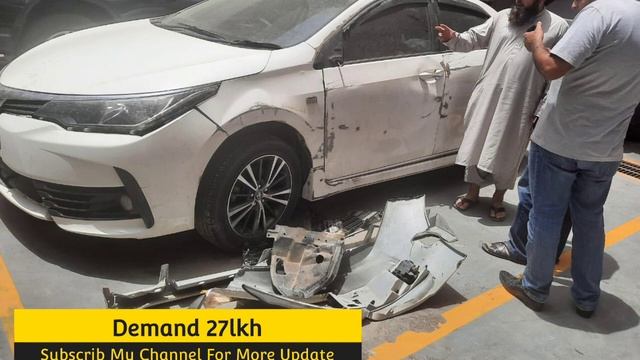 TOYOTA ZX Full Loss Frame For Sale & Corolla Altis 1.6 Automatic Accident Condition Action