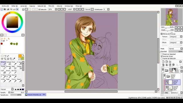 [Speedpaint #6] Nanami and Himemiko!