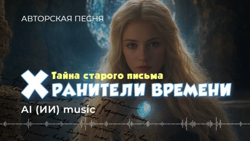 Хранители времени | Тайны старого письма (авторская песня) - ИИ музыка видео