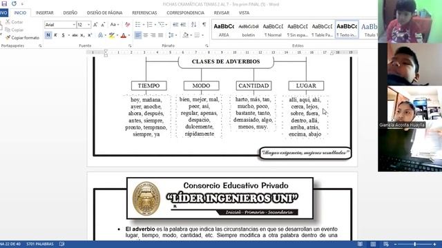 GRAMÁTICA III BIM TEMA 5 - 3RO PRIM смотреть онлайн