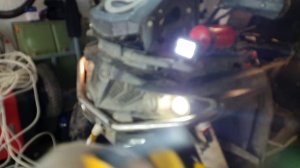 лампы светодиодные led вместо штатных галогеновых у квадра cfmoto