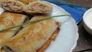 Блинчики с мясом