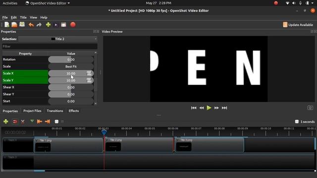 Cinematic titles in Openshot | Openshot video editor tutorial | Openshot tutorial in hindi смотреть онлайн
