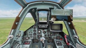 Посадка Су-25Т с комментариями инструктора.