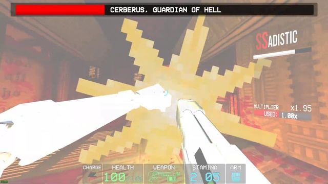 POV: You are fighting Cerberus in Ultrakill but you are bad.