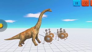 СКЕЛЕТЫ ПРОТИВ БРАХИОЗАВРОВ 🔥😱 Animal Revolt Battle Simulator