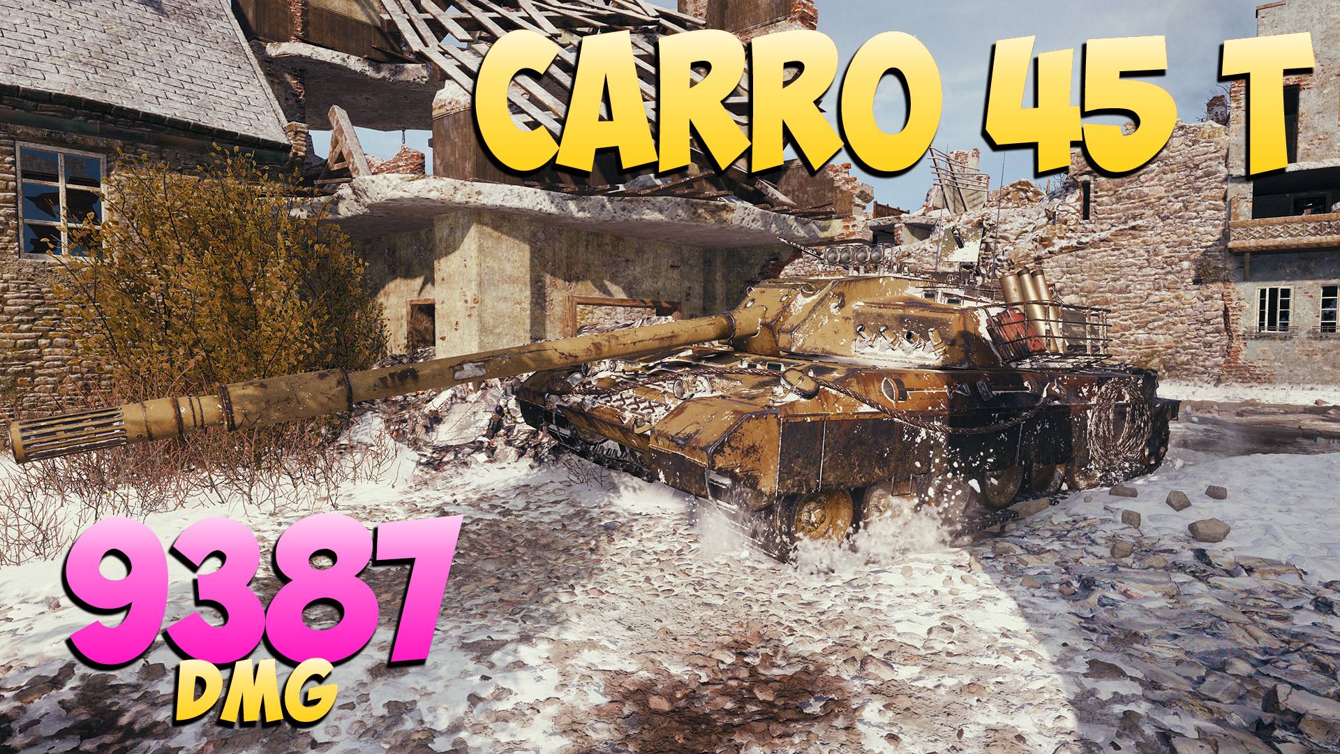 Carro 45 t - 6 Фрагов 9.3K Урона - Недобрал! - Мир Танков