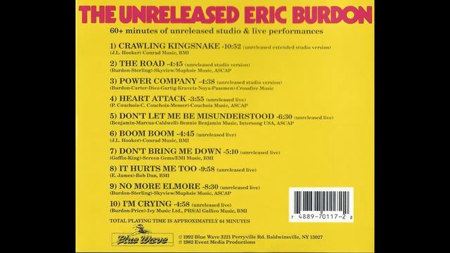 No More Elmore - Eric Burdon - "The Unreleased Eric Burdon" - Blue Wave Records смотреть онлайн
