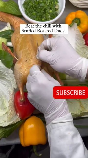 Stuffed Roasted Duck || #chicken #youtubeshorts #ytshorts #shorts смотреть онлайн