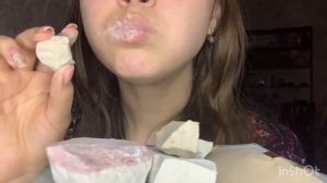 asmr eating clay and chalk. Mukbang. Асмр мел и глина ассорти