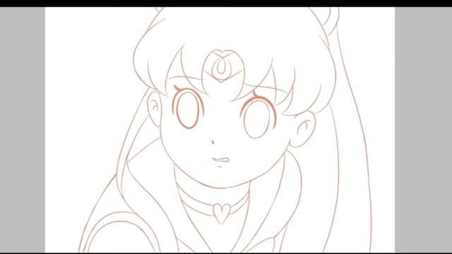 Drawing sailormoon in other style // menggambar sailormoon dalam gaya lain (ibis paint) смотреть онлайн