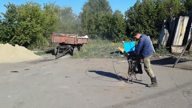 Самодельный парамотор первый запуск ( homemade paramotor )