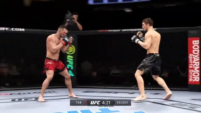 Petr Yan vs Movsar Evloev (EA Sports UFC 4)