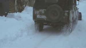 Отвал для снега на УАЗ