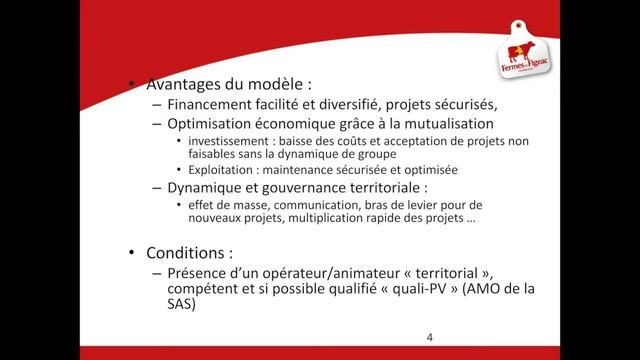 Fermes de Figeac : Développement et financement mutualisé des toitures solaires photovoltaïques смотреть онлайн