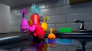 Мультфильм детям -  Овощная ВЕЧЕРИНКА - Отпуск у воды - серия 56