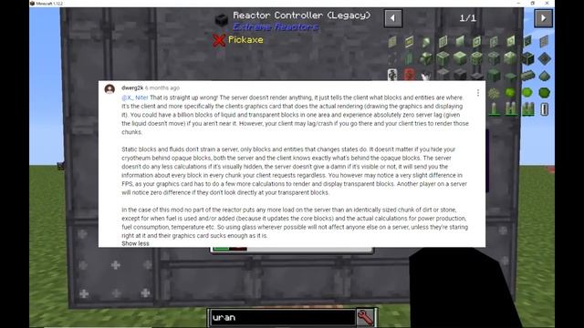 Extreme Reactors 1.12 Updated Tutorial Information(2019)