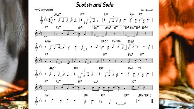 Scotch And Soda (Dave Guard) Backing track + music sheet смотреть онлайн