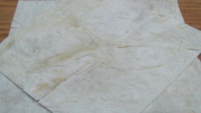 Корзиночки из лаваша с салатом