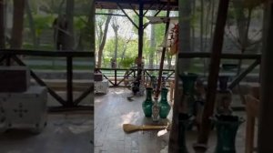 Деревня  "КОНИГИЛЬ" подготовка экспозиции