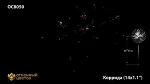 Фейерверк ОС8050 Коррида / Corrida (1,1" х 14)
