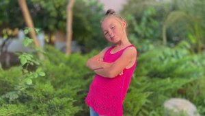 Майка-топ на девочку 5-6 лет