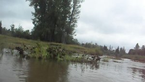 По речке Бабке с мужем.