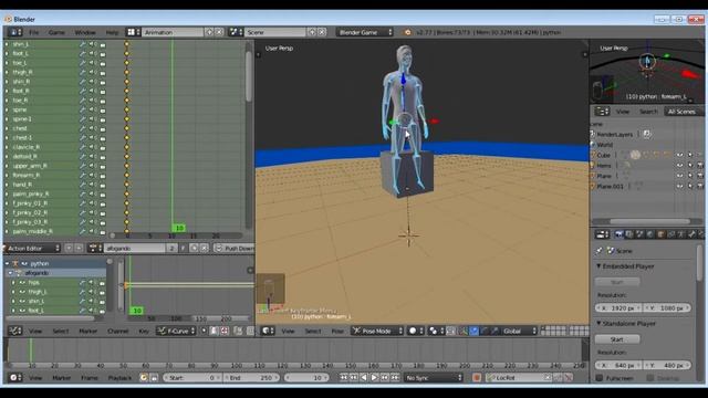 Blender como fazer personagem se afogar na BGE