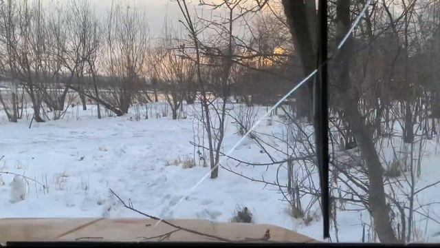 Испробовали ЛУАЗ зимой