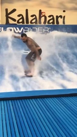 Surfing the flow rider at Kalahari resort Texas!!