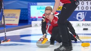 HIGHLIGHTS: Switzerland v Korea - semi-final - LGT World Women's Curling Championship 2019