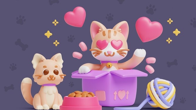 Смешные кошки / Funny cats video 🐈🐱🐈 Котёнок Васька и Мурка играют