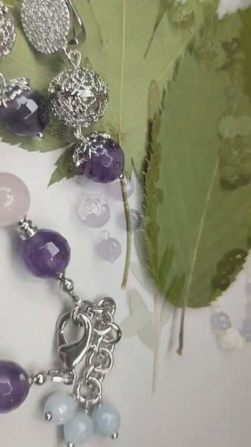 Украшения из аметиста. +79393411886