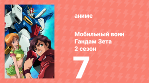 Мобильный воин Гандам Зета Два 7 серия (аниме-сериал, 1986)