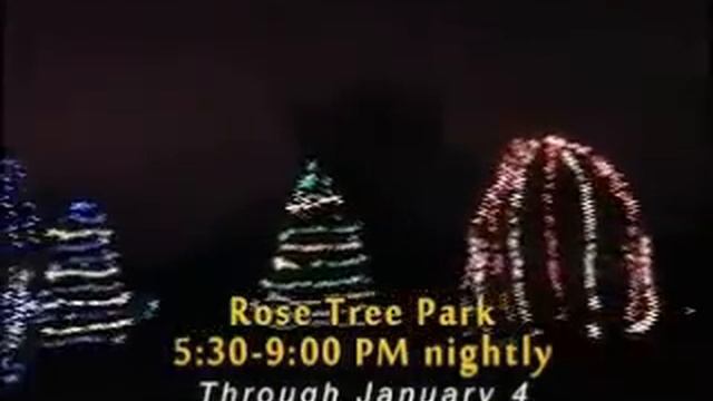 Rose Tree Park Festival of Lights 2013 смотреть онлайн