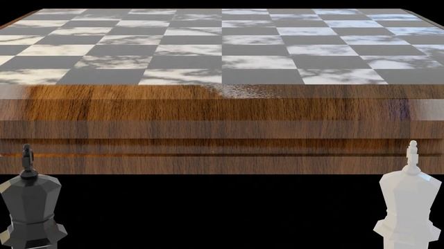 3D LowPoly Chess Set