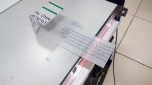 Гибка пластика на струне