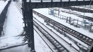 ЕЖ-3 путеизмеритель проезжает станцию Кунцевская АПЛ #метро #еж3