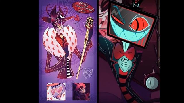 Alastor and valentino Fusion and some extra put on Subtitles