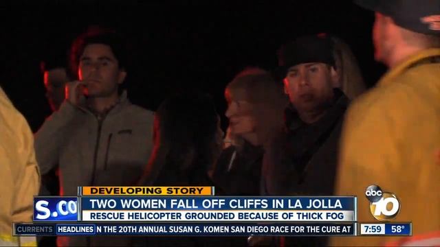 Two women fall off cliffs in La Jolla смотреть онлайн