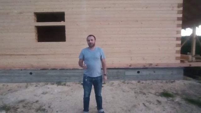Отзыв о строительстве дома из профилированного бруса 145х195мм в Можайском районе, ДНП Захарьино 2.