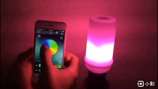 Effect Fire Lamps E26 E27 Multicolored LED Flickering Flame B Party F Light w APP Bluetooth Control смотреть онлайн