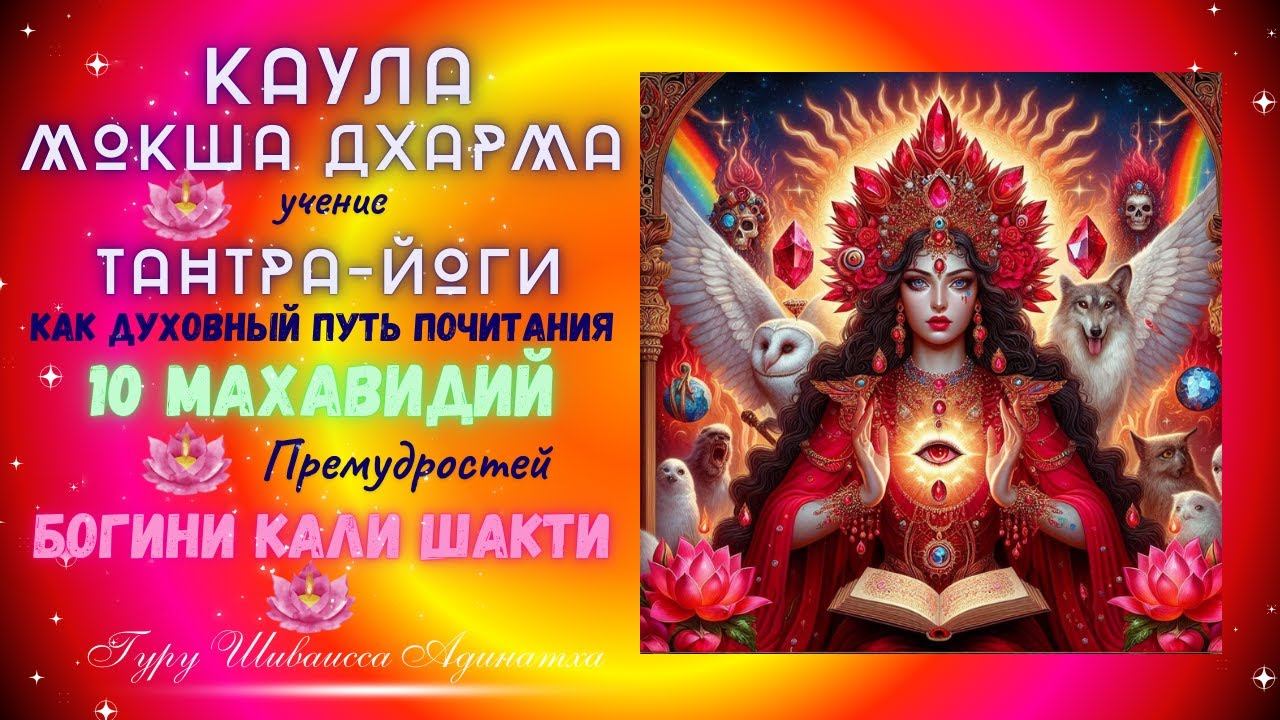 Каула Мокша Дхарма учение Тантра-Йоги как духовный путь почитания 10 Махавидий Премудростей