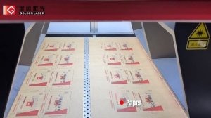 Golden Laser LC8060, лазерная листовая машина для высечки и биговки B2 формата